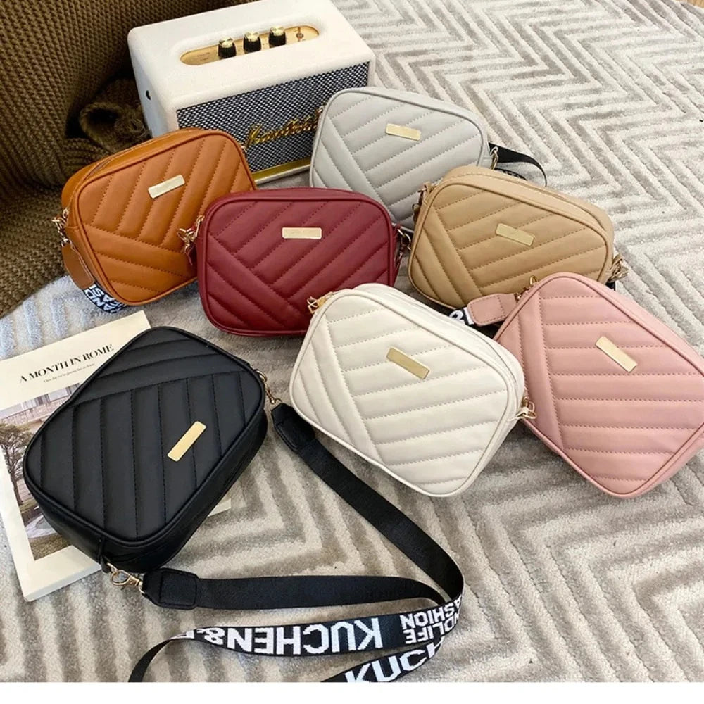 PU Camera Bag Crossbody