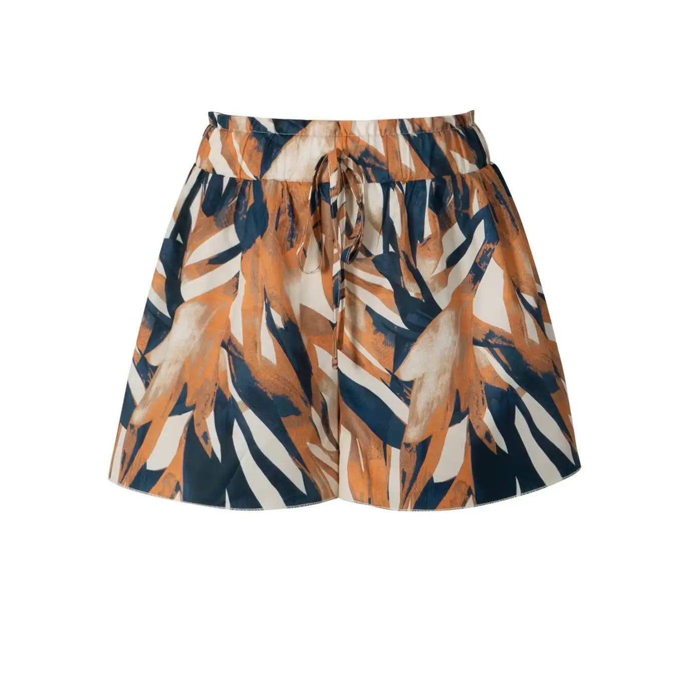 Floral Print High-Waist Shorts