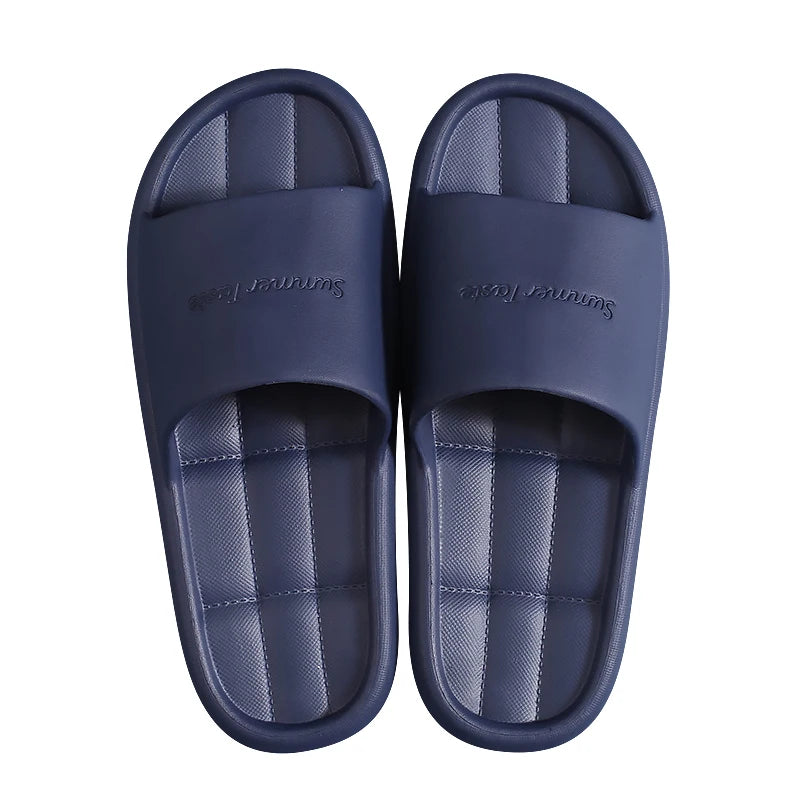 Zapatillas De Casa Antideslizantes Para Hombre Y Mujer, Calzado De Baño Unisex, Chanclas De Verano Para Casa, Hotel, Zapatos Planos, 2022