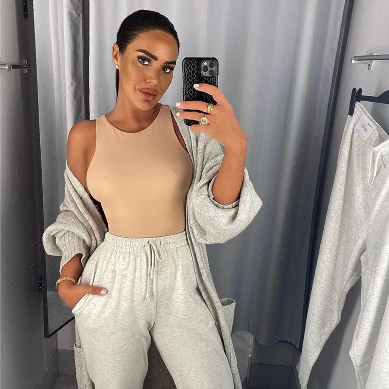 O Cuello Verano Body Sexy Sin Mangas Mujeres Hombro Cuerpo Tops Streetwear Blanco Monos Traje De Ropa Superior Catsuit Tamaño