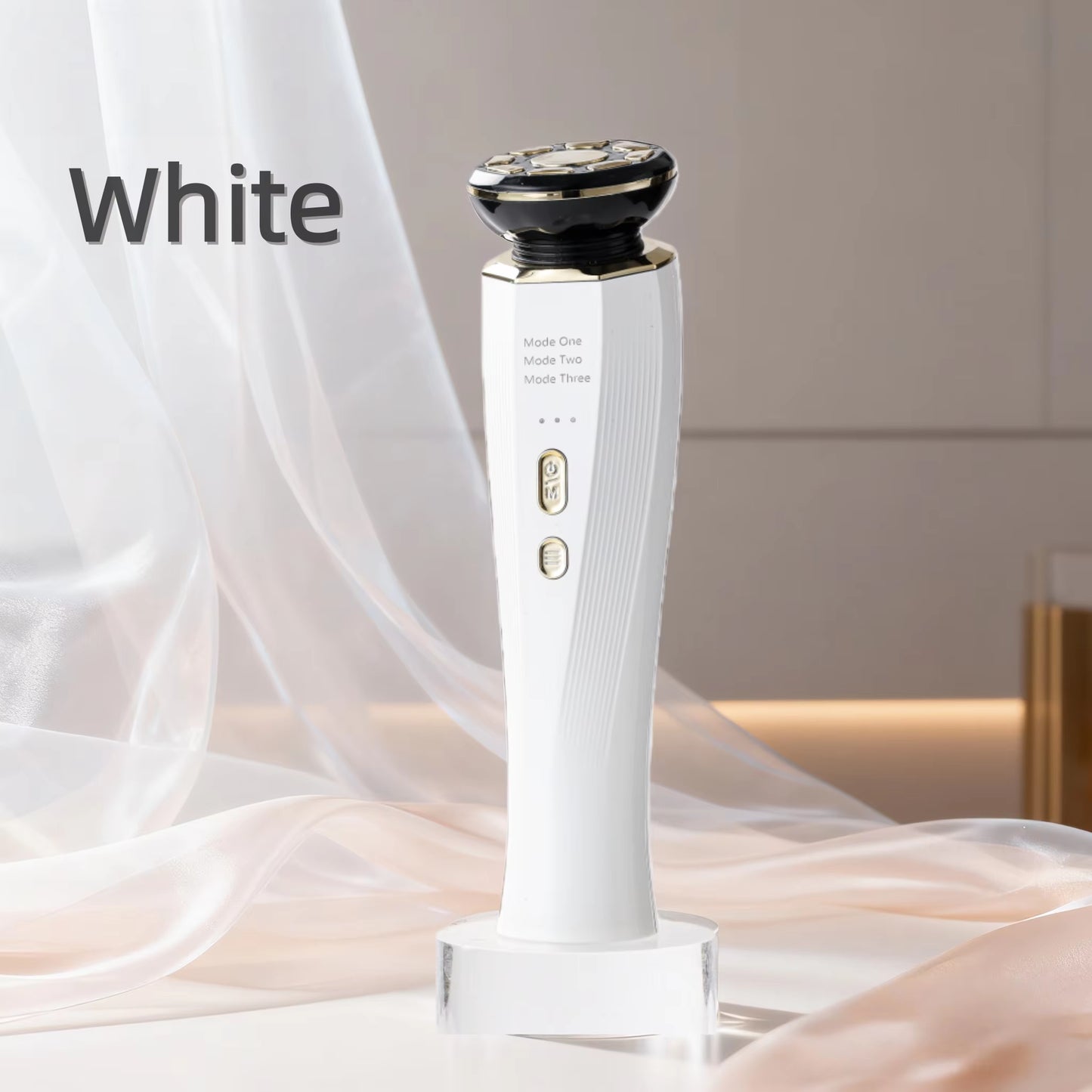 Escultor Facial de Fototerapia y Microcorrientes: Masajeador Térmico Integral con Carga USB
