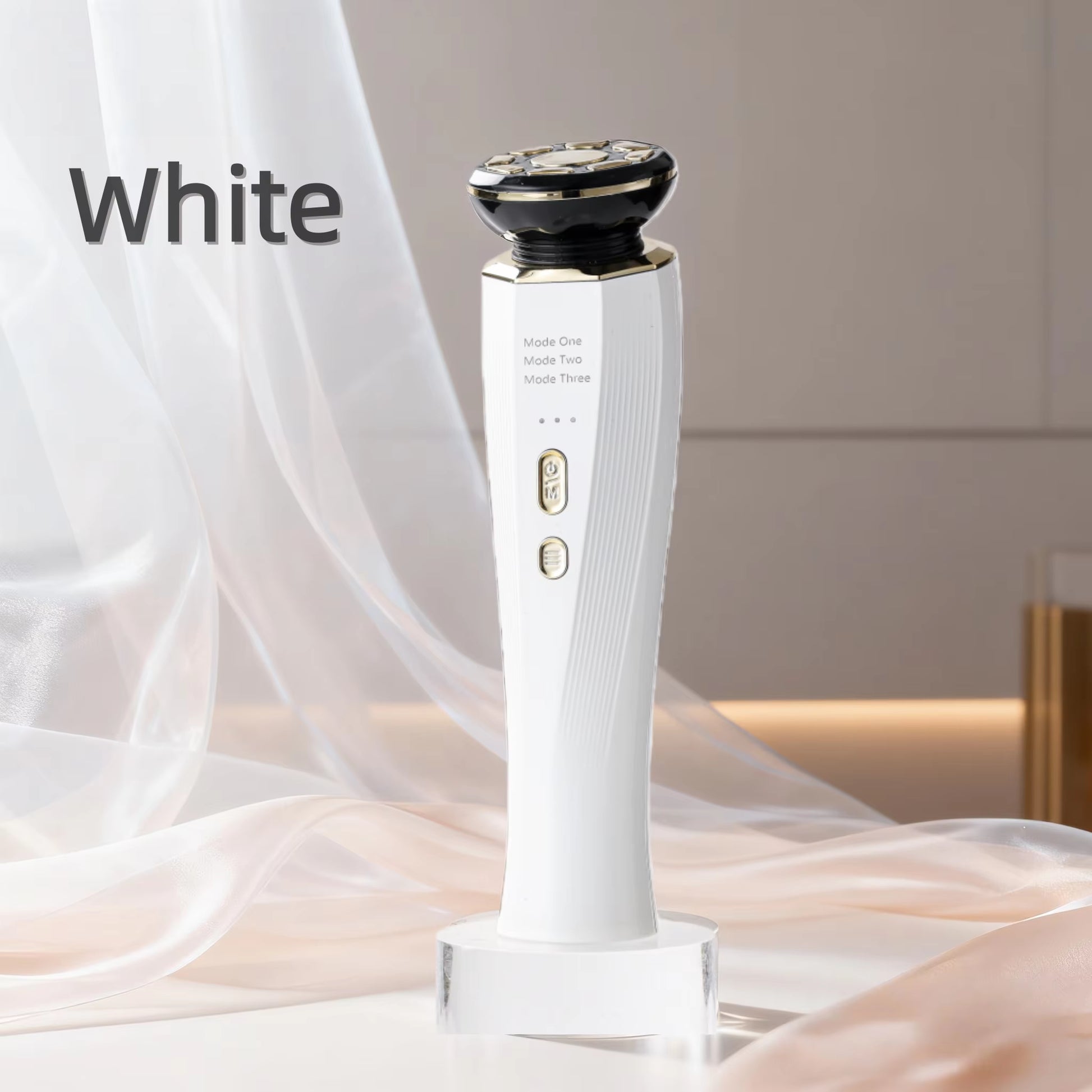 Escultor Facial de Fototerapia y Microcorrientes: Masajeador Térmico Integral con Carga USB