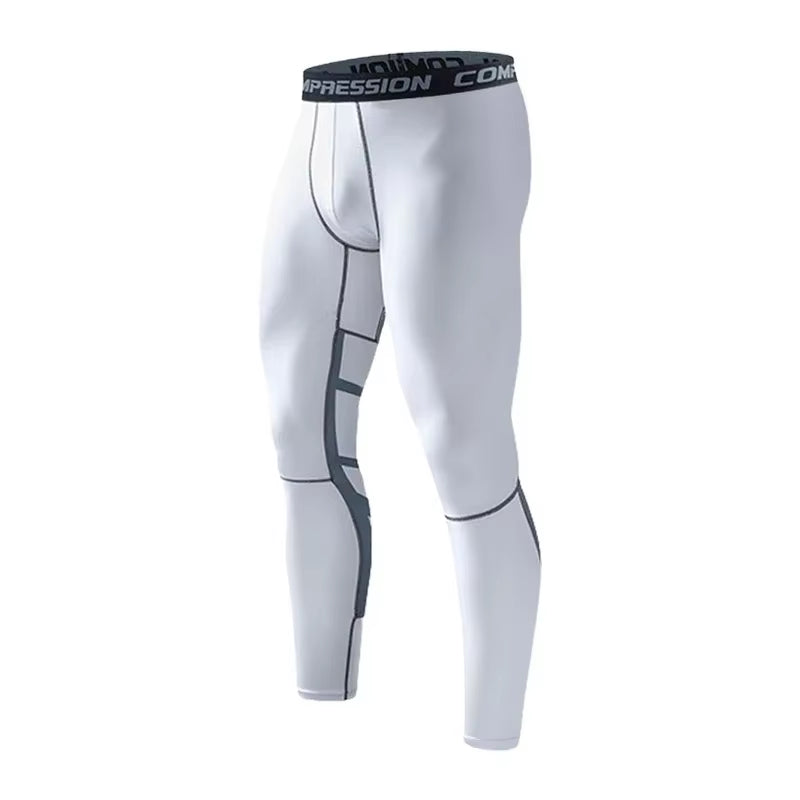 Conjunto Deportivo Para Hombre, Ropa Deportiva Para Correr, Entrenamiento, Fitness, Leggings De Compresión, Pantalones Deportivos Ajustados, Lycra