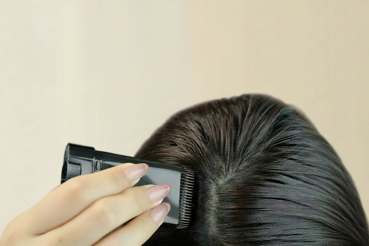 3Color Quick Touch-Up Hair Stick Temporary Color Stick Portable Temporary Quick Coverage Hair Pen Disposable Hair Dye Stick Comb